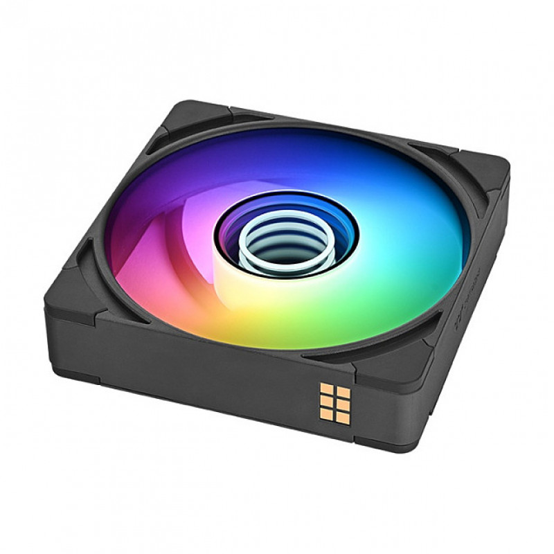 Thermaltake CT140 EX INFINITY ARGB Sync 140 mm korpuse ventilaator, must, 3-pakk