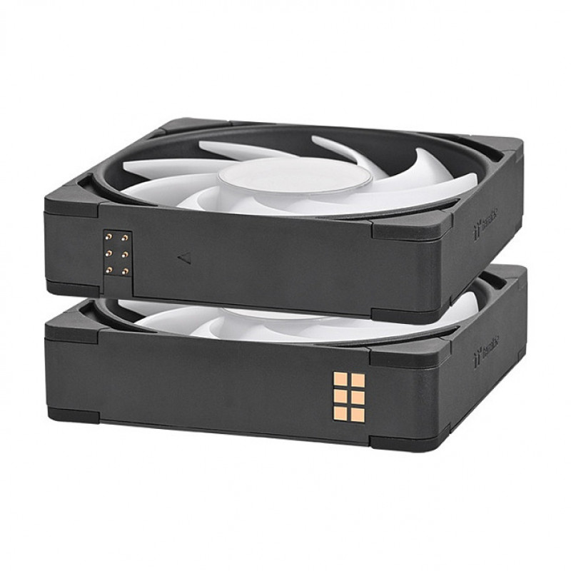 Thermaltake CT140 EX INFINITY ARGB Sync 140 mm korpuse ventilaator, must, 3-pakk