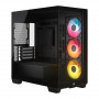Corsair 2800X RS-R ARGB panoraamklaasiga Micro-ATX arvutikorpus, must