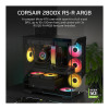 Corsair 2800X RS-R ARGB panoraamklaasiga Micro-ATX arvutikorpus, must