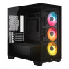 Corsair 2800X RS-R ARGB panoraamklaasiga Micro-ATX arvutikorpus, must
