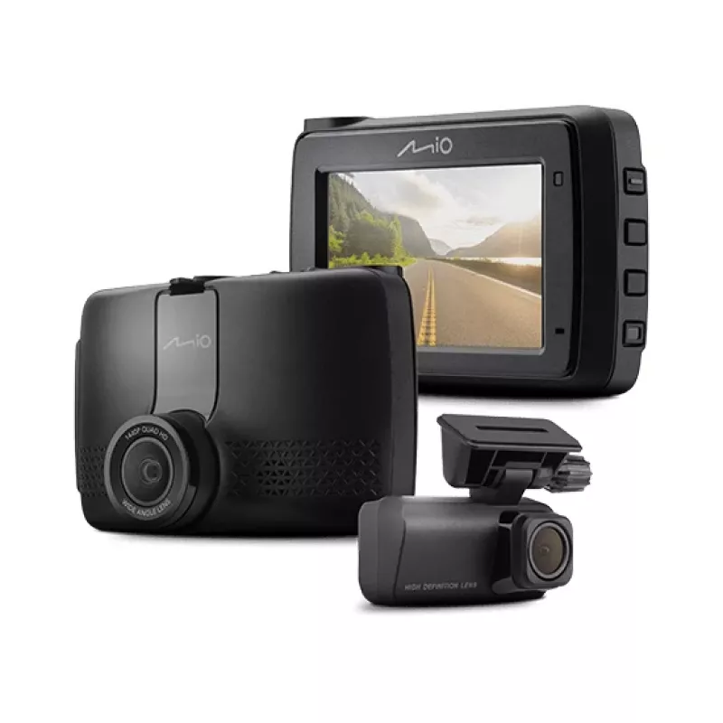 Mio MiVue 803WD Pro Dual HDR 2.5K GPS WIFI Parkimiskomplektiga autokaamera