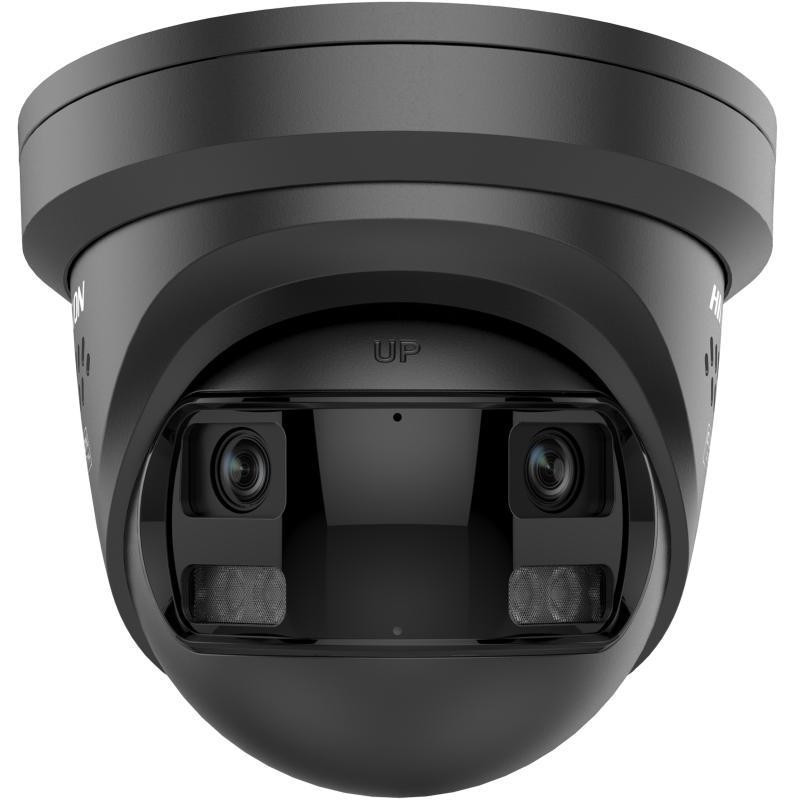 Hikvision DS-2CD2343G2P-LISU/SL 4MP 180° panoraamne kuplikujuline IP-kaamera, must