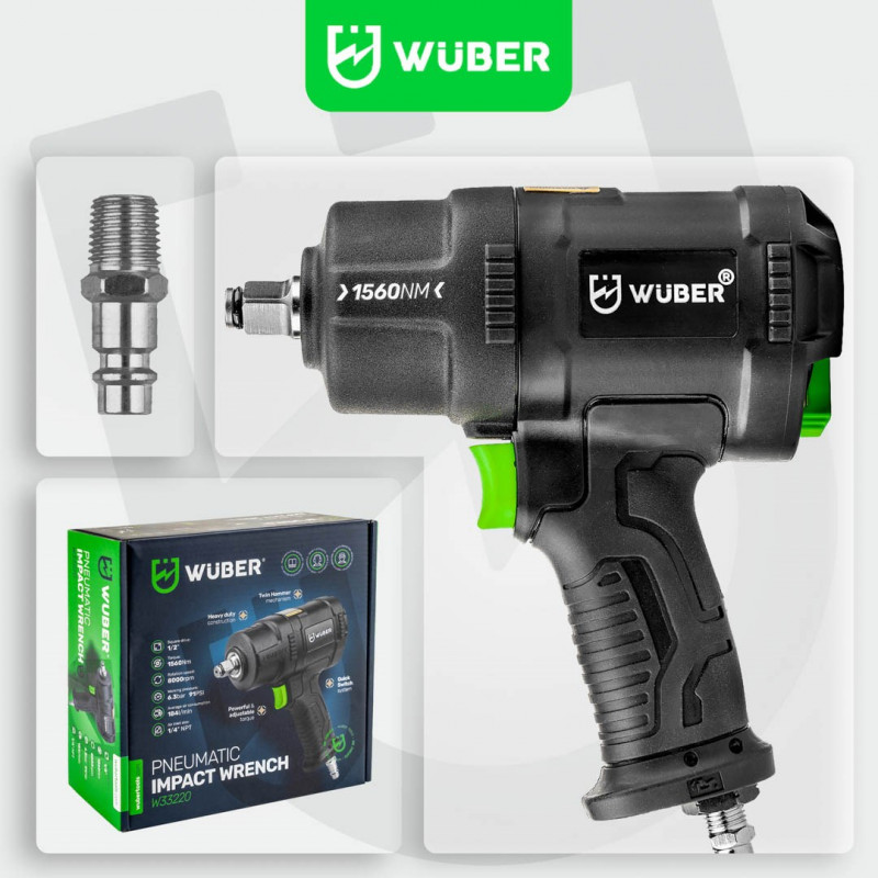 WUBER W33220 pneumaatiline löökkeeraja 1560 Nm