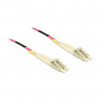 Delock 80156 LC Duplex - LC Duplex mitmemoodiline OM4 valguskaabel, 75 m