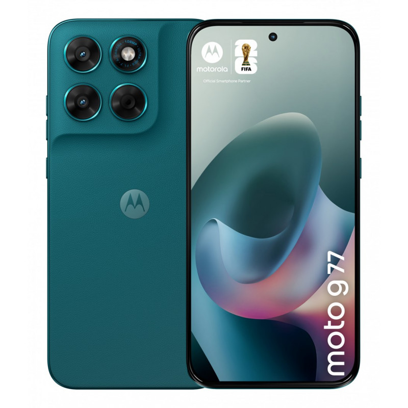 Motorola moto g77 17,3 cm (6,8) hübriidne kahe SIM-kaardiga Android 16.0 5G USB Type-C 8 GB 256 GB 5200 mAh roheline nutitelefon