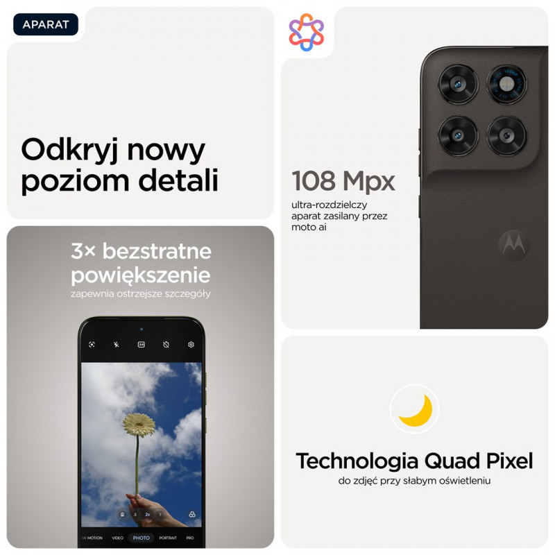 Motorola moto g77 17,3 cm (6,8) Hybrid Dual SIM Android 16.0 5G USB Type-C 8 GB 128 GB 5200 mAh must nutitelefon