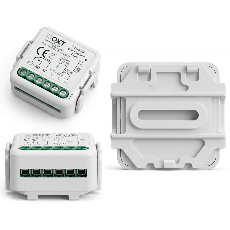 OXT T250DC Mini ZigBee Tuya releemoodul, potentsiaalivaba, AC 230 V / DC 5 V / 12-48 V