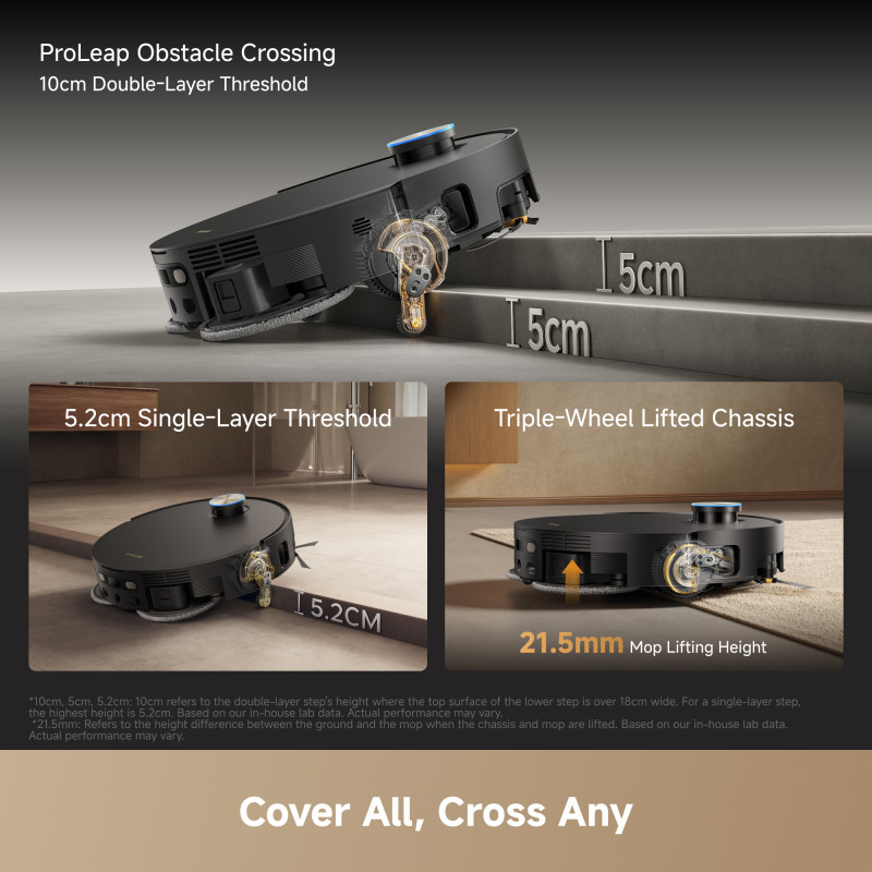 Dreame X60 Pro Master must robot tolmuimeja