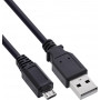 InLine USB 2.0 kaabel USB-A - Micro-USB B, 1 m, must