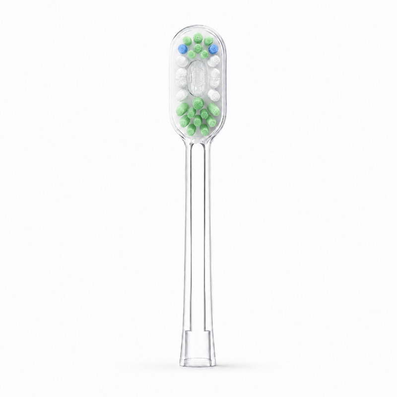 RANVOO PQ5 Pure hambaharja varupead, roheline, 3 tk