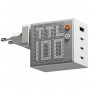 SHARGE Pixel 100 GaN laadija, 100W, 3x USB-C, 1x USB-A - valge