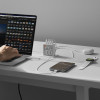 SHARGE Pixel 100 GaN laadija, 100W, 3x USB-C, 1x USB-A - valge
