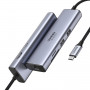 UGREEN 60515 7-ühes USB-C mitme pordiga adapter, 4K HDMI, gigabitine Ethernet, 100 W PD, hall