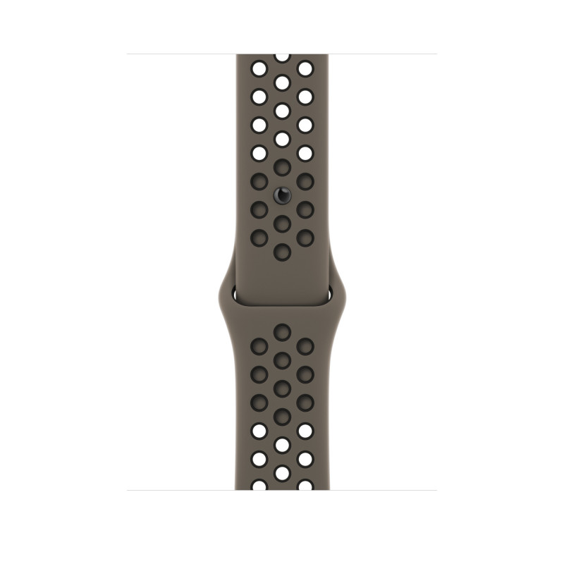 Apple Watch Nike Sport Band 45mm - Oliivhall/Must