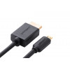 Ugreen Micro HDMI - HDMI kaabel, 2 m, 4K, must