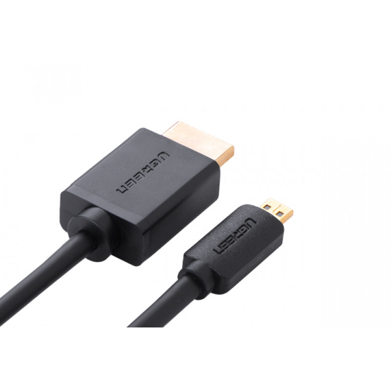 Ugreen Micro HDMI - HDMI kaabel, 2 m, 4K, must