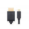 Ugreen Micro HDMI - HDMI kaabel, 2 m, 4K, must