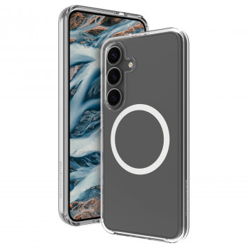 dbramante1928 Iceland Pro Qi2 tagakaas Samsung Galaxy S25+ jaoks, MagSafe-ühilduv, läbipaistev