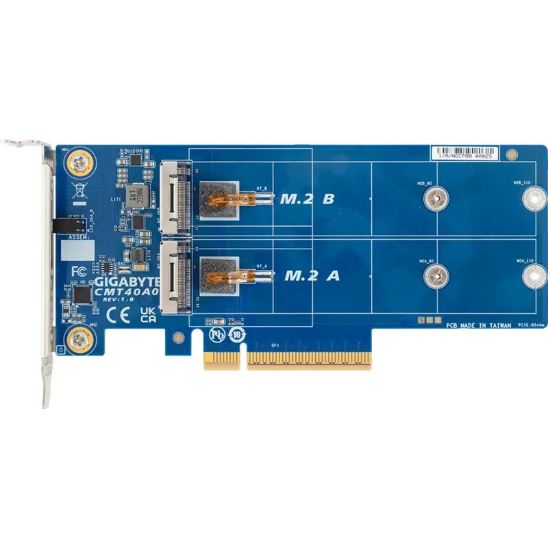 Gigabyte CMT40A0 sisemine M.2 RAID-kontrolleri kaart, PCIe