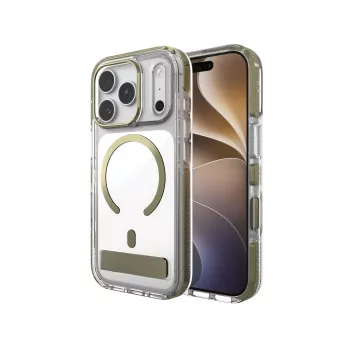 Zagg Santa Cruz Snap Metallic ümbris alusega iPhone 18 Pro / 17 Pro jaoks, kuldne