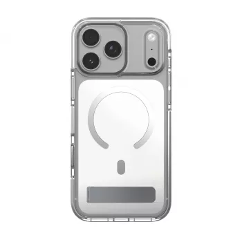 Zagg Santa Cruz Snap Metallic ümbris alusega iPhone 18 Pro / 17 Pro jaoks, hõbedane