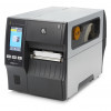 Zebra ZT411 4-tolline etiketiprinter, 300 dpi, Serial, USB, 10/100 Ethernet, Bluetooth 4.1/MFi, USB Host, Peel with Full Rewind, EZPL, Euro and UK Cord