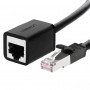 Ugreen Cat6 F/UTP paigalduskaabel RJ45, 0,5 m, must