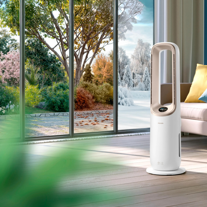 Philips Air Performer 8000 seeria AMF870/16 3-in-1 õhupuhasti koos ventilaatori ja küttefunktsiooniga