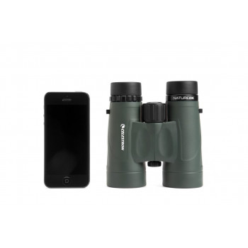 Celestron Nature DX 8x42 binokkel BaK-4 must, roheline