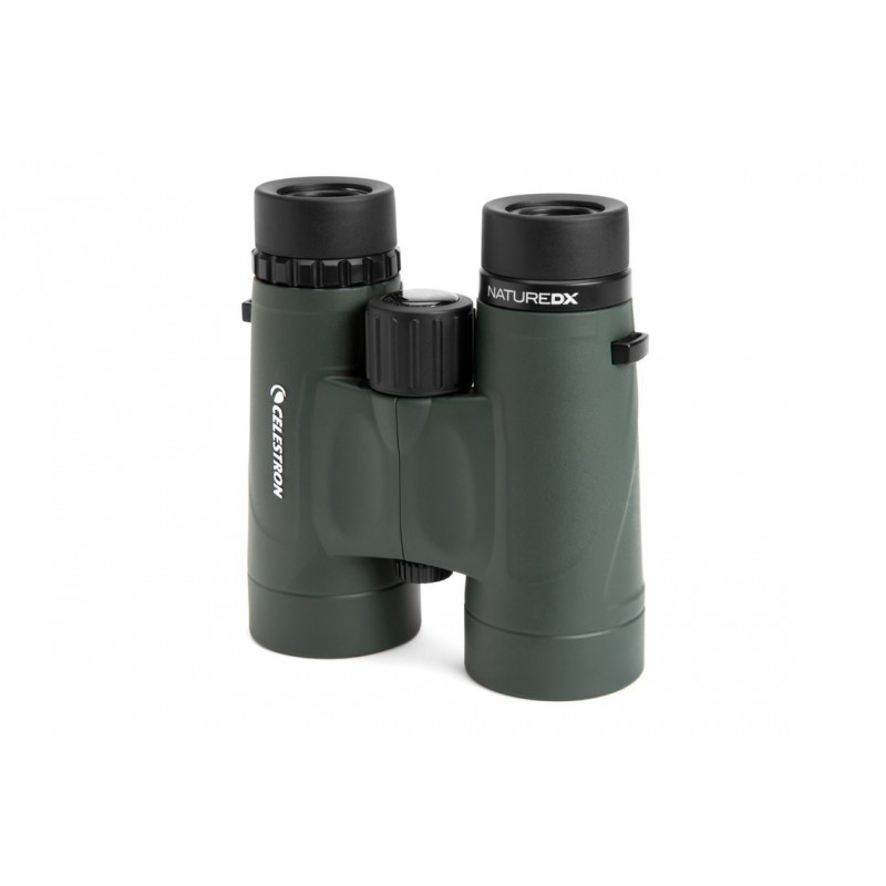 Celestron Nature DX 8x42 binokkel BaK-4 must, roheline