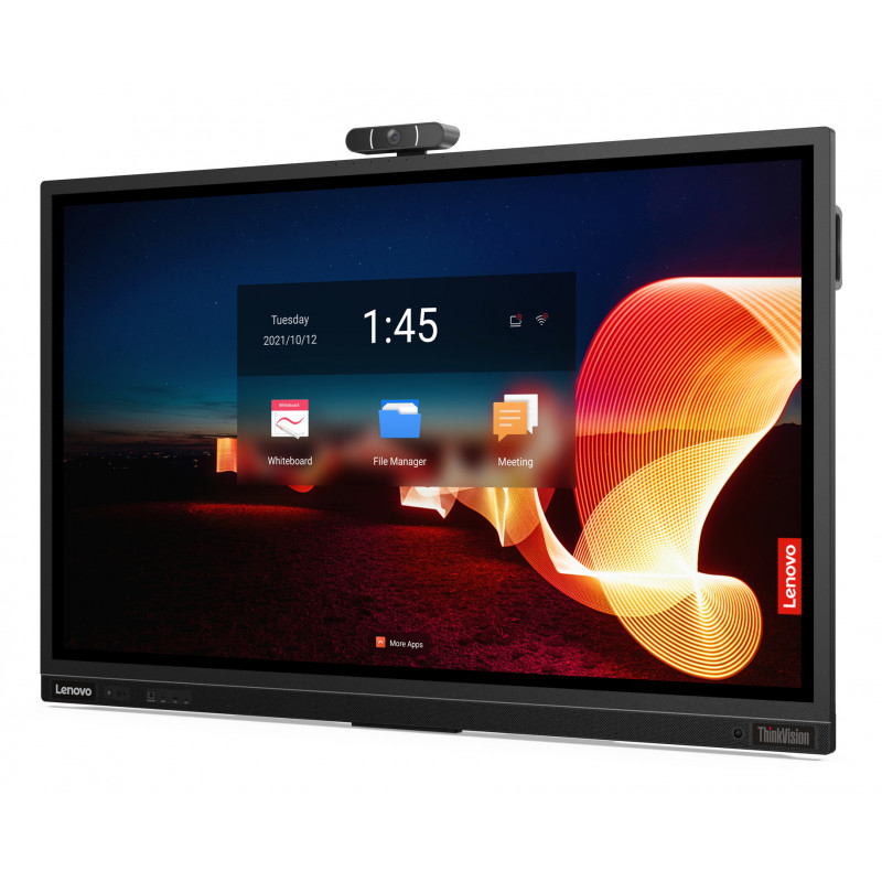 Lenovo ThinkVision T65 65 inch interaktiivne 4K puuteekraan, LED-taustvalgustusega LCD, multitouch