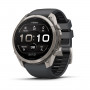 Garmin Fenix 9 Pro – 51 mm titaankorpusega grafiitmusta silikoonrihmaga nutikell
