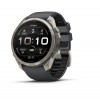 Garmin Fenix 9 Pro – 51 mm titaankorpusega grafiitmusta silikoonrihmaga nutikell