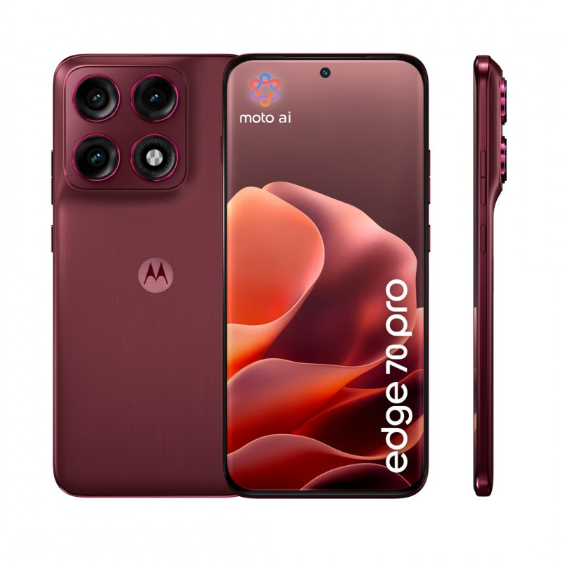 Motorola Moto Edge 70 Pro 12/512GB nutitelefon, 6,78 inch AMOLED 144Hz, Pantone Zinfandel