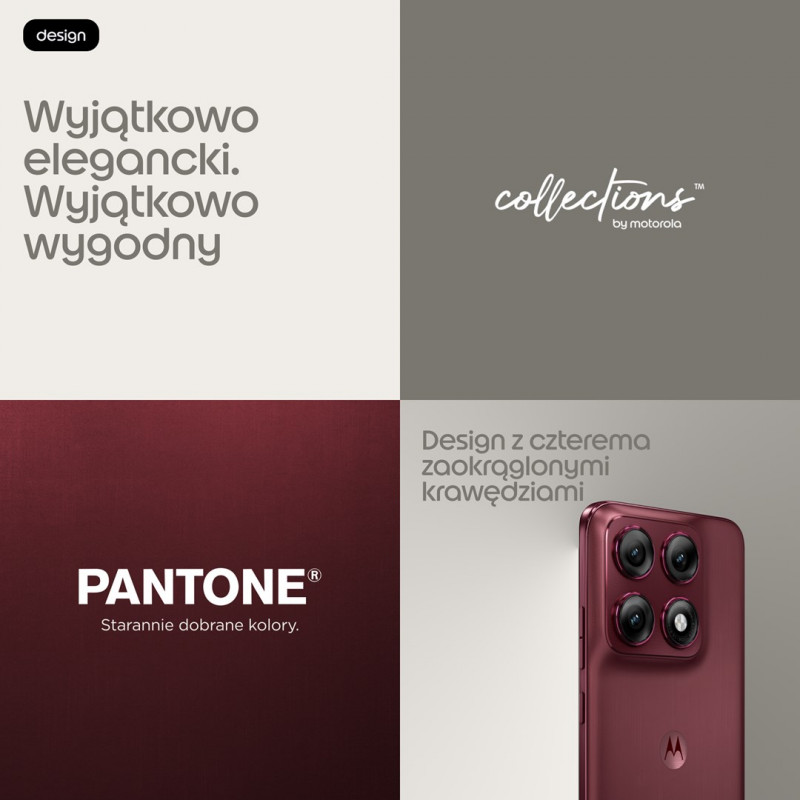 Motorola Moto Edge 70 Pro 12/512GB nutitelefon, 6,78 inch AMOLED 144Hz, Pantone Zinfandel