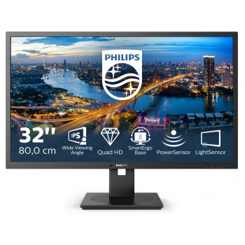 Philips 325B1L/00 arvutimonitor 80 cm (31,5 inch), 2K Ultra HD, LCD, must
