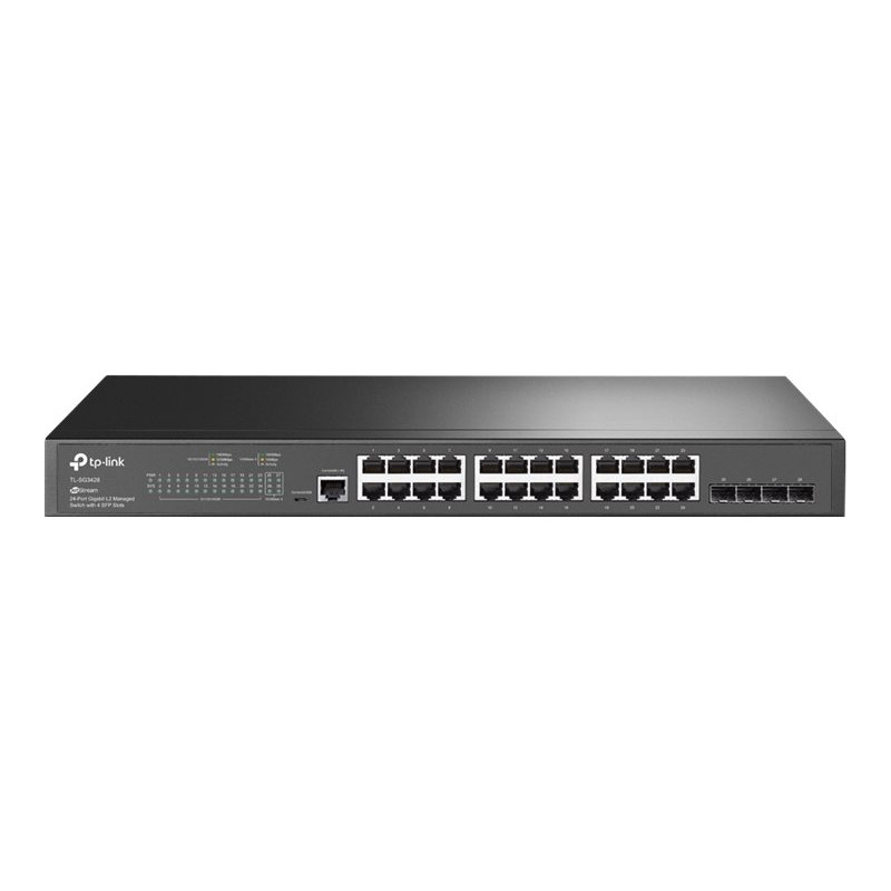 TP-Link Omada SG3428 (JetStream) 24-pordiline gigabitine kommutaator, 4x SFP, V2.4