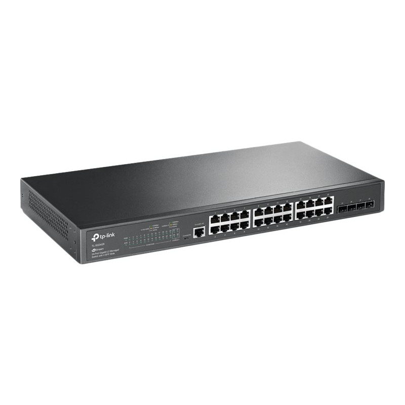 TP-Link Omada SG3428 (JetStream) 24-pordiline gigabitine kommutaator, 4x SFP, V2.4