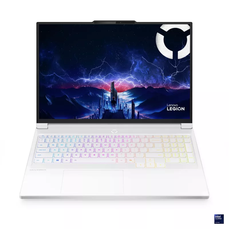 Lenovo Legion 7 16IAX10 16 inch WQXGA OLED sülearvuti - Intel Core Ultra 9 275HX, 32GB RAM, 1TB SSD, NVIDIA GeForce RTX 5060 8GB, Windows 11 Home, Glacier White