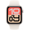 Apple Watch SE 3 (2025) GPS 40mm, Starlight alumiiniumkorpus, Starlight spordirihm S/M (MEH34)