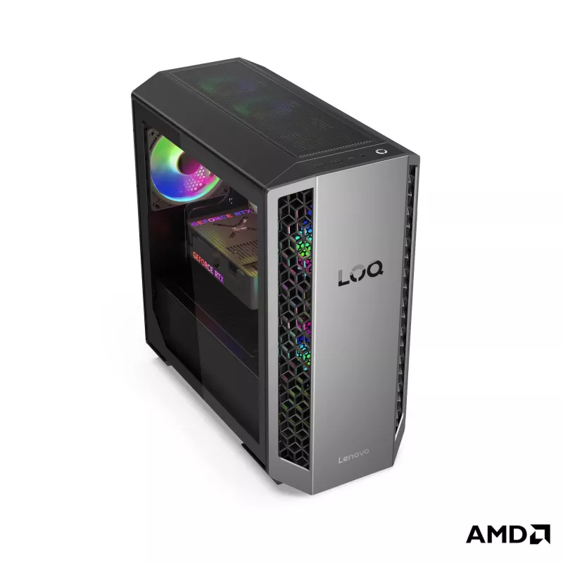 Lenovo LOQ Tower 26ADR10 lauaarvuti - AMD Ryzen 7 8745HX, 32GB RAM, 1TB SSD, NVIDIA GeForce RTX 5050 8GB, Windows 11 Home