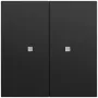 GIRA 517374 nupuklahv, 2-kordne, OneKNX System 70, must (517374)