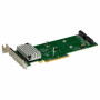 Supermicro AOC-SLG4-2H8M2-O 2-pordiline M.2 NVMe/SATA RAID 0/1 kandurkaart, madalprofiilne PCIe 4.0 x16