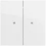Gira OneKNX System 70 surunupp-rocker, 2-kohaline, puhtvalge (517370)