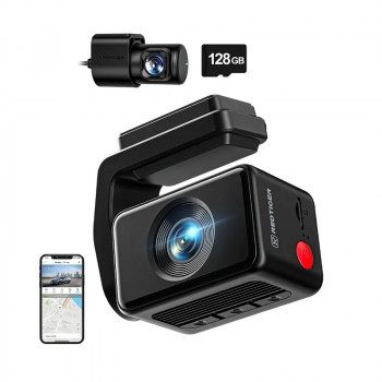 REDTIGER F4 Pro WiFi 4K + 1080p 128GB autokaamera