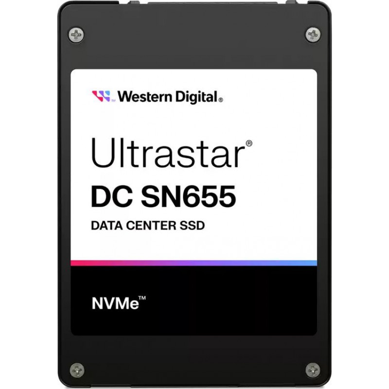 SanDisk WD DC SN655 15.36TB 2.5 inch PCIe 4.0 x4 NVMe ettevõtte SSD (0TS2463)