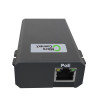 Microconnect POEINJ-60W-USBC gigabitine PoE-injektor, IEEE 802.3af/802.3bt, 100 m, must