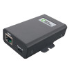 Microconnect POEINJ-60W-USBC gigabitine PoE-injektor, IEEE 802.3af/802.3bt, 100 m, must