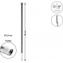 Delock WiFi 5800 MHz antenn N-pistik 10 dBi ringsuunaline jäik välitingimustesse hall 60 cm (60767)